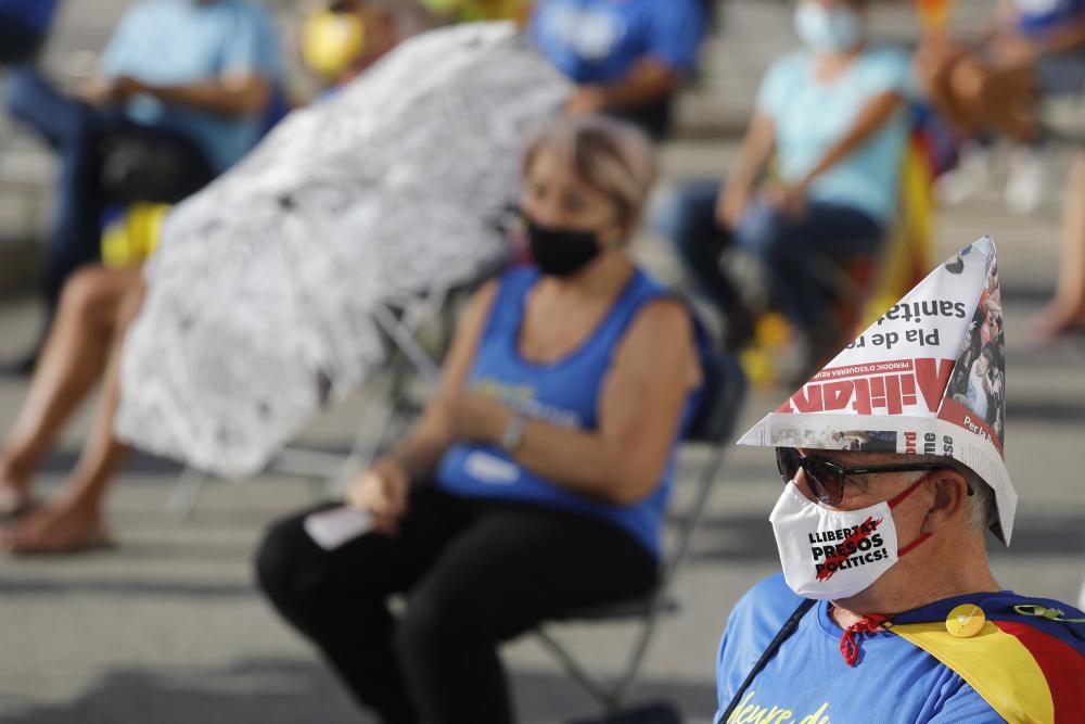 Concentració de l'ANC per la Diada a Girona