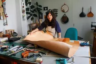 Los viejos oficios: Edita Rodríguez, artesana del cuero