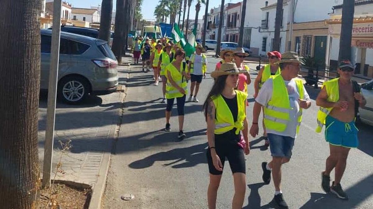 Marcha por la Atención Sanitaria Digna en las zonas rurales.