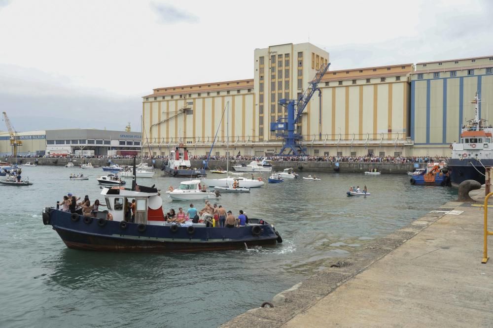 Procesión marítima de la Virgen del Carmen