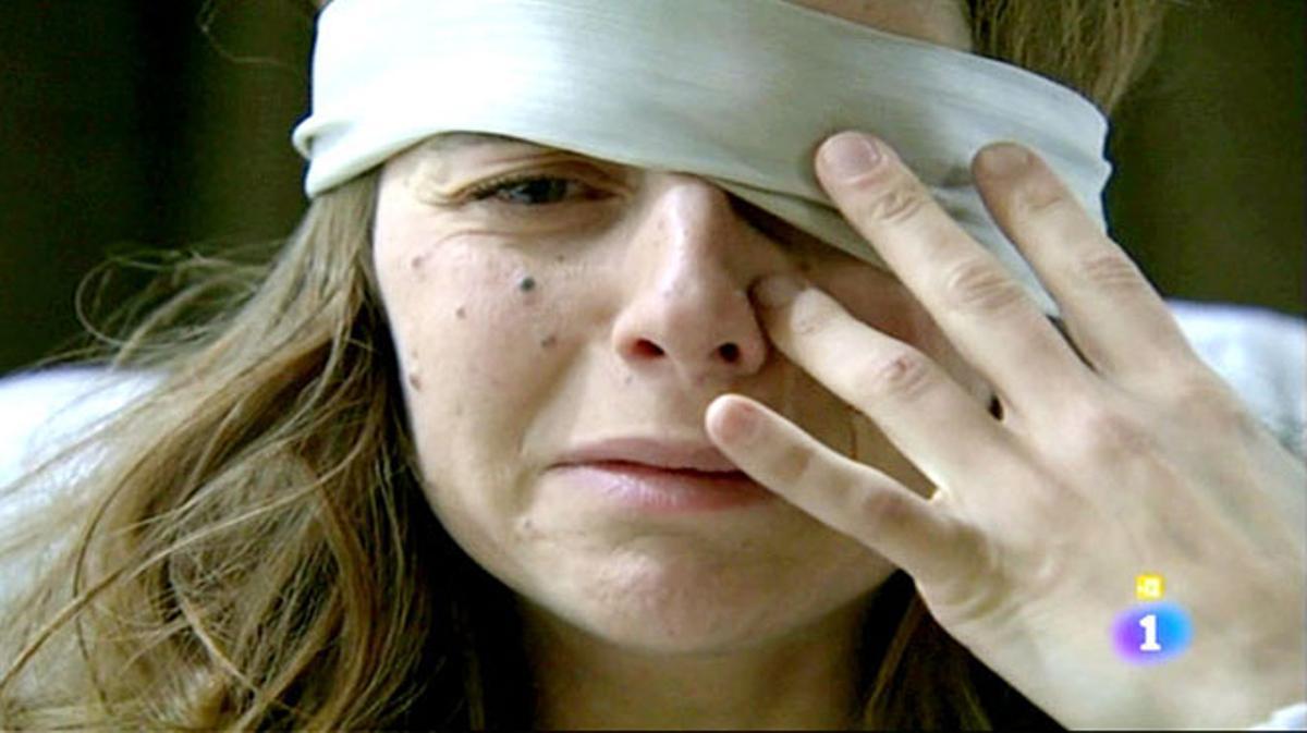 La marquesa de Santillana, Lucrecia, ha perdut un ull (TVE-1).
