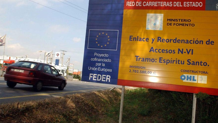 Una obra financiada con fondos europeos. | Fran Martínez