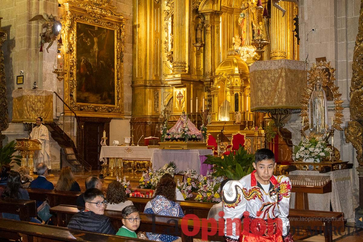 La comunidad ecuatoriana en Caravaca celebra la Virgen de ‘El Quinche’