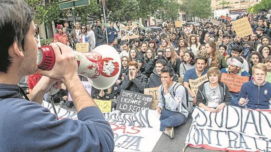 Cerca del 80% de los alumnos extremeños secundan la segunda huelga contra las reválidas
