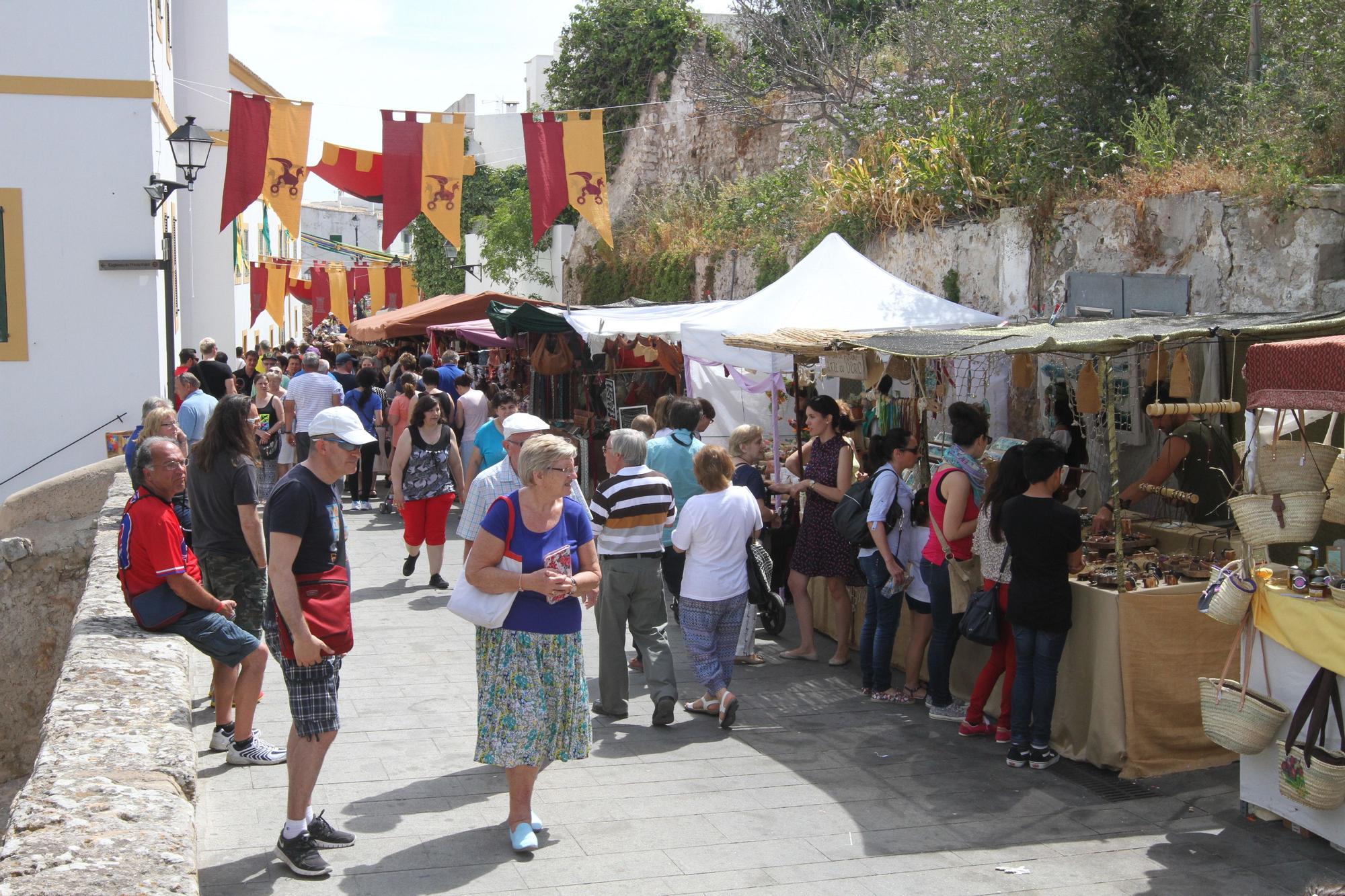 Edición de 2015 de la Feria Medieval de Ibiza.