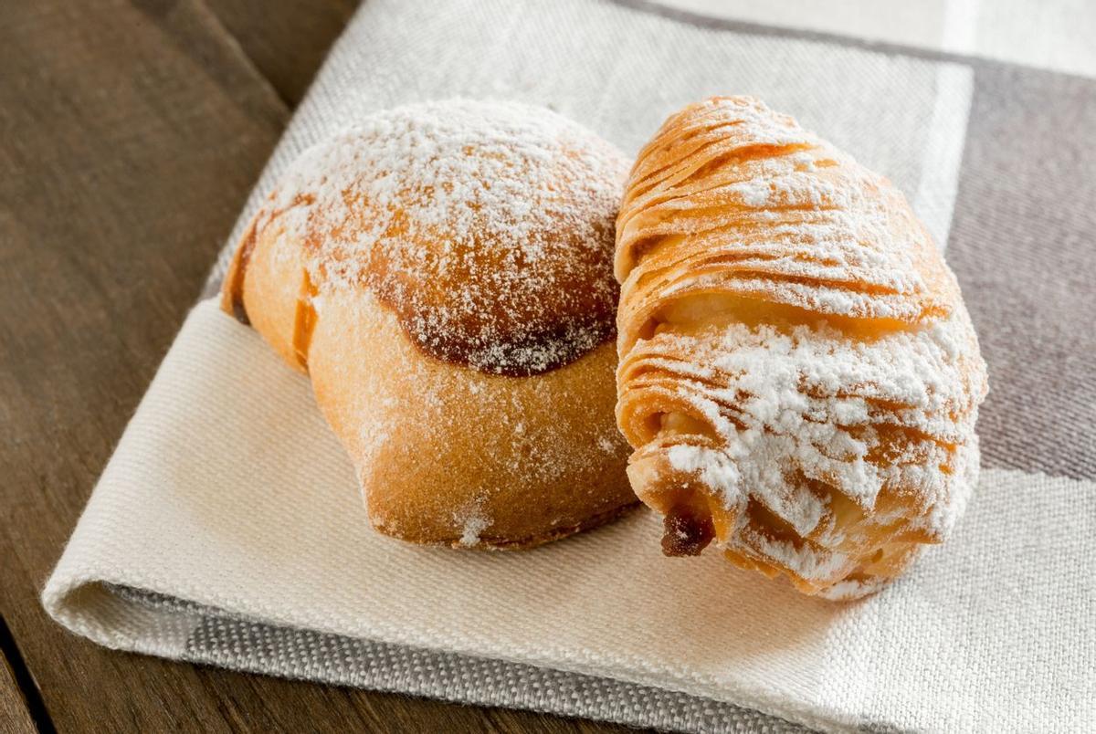 Sfogliatella riccia y sfogliatella frolla