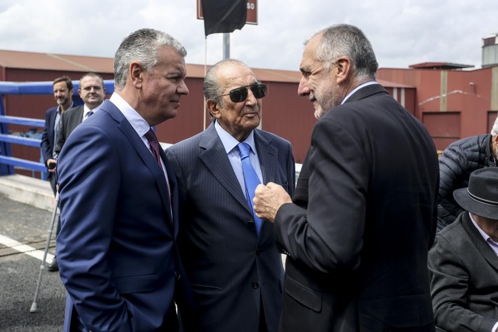 Inauguración del viaducto en homenaje a Daniel Alonso que da acceso al PEPA