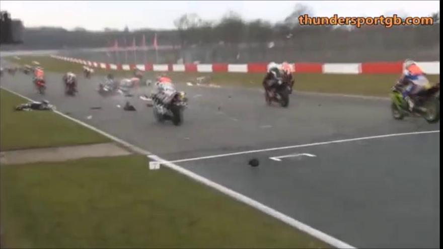 Dramático accidente en la ThundersportGB