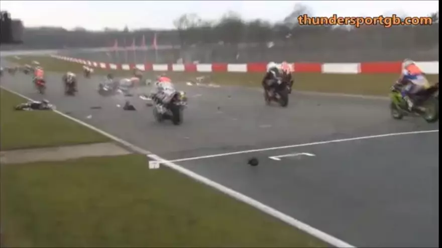 Dramático accidente en la ThundersportGB