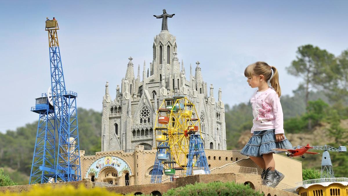 El parque de atracciones Tibidabo de Catalunya en Miniatura.