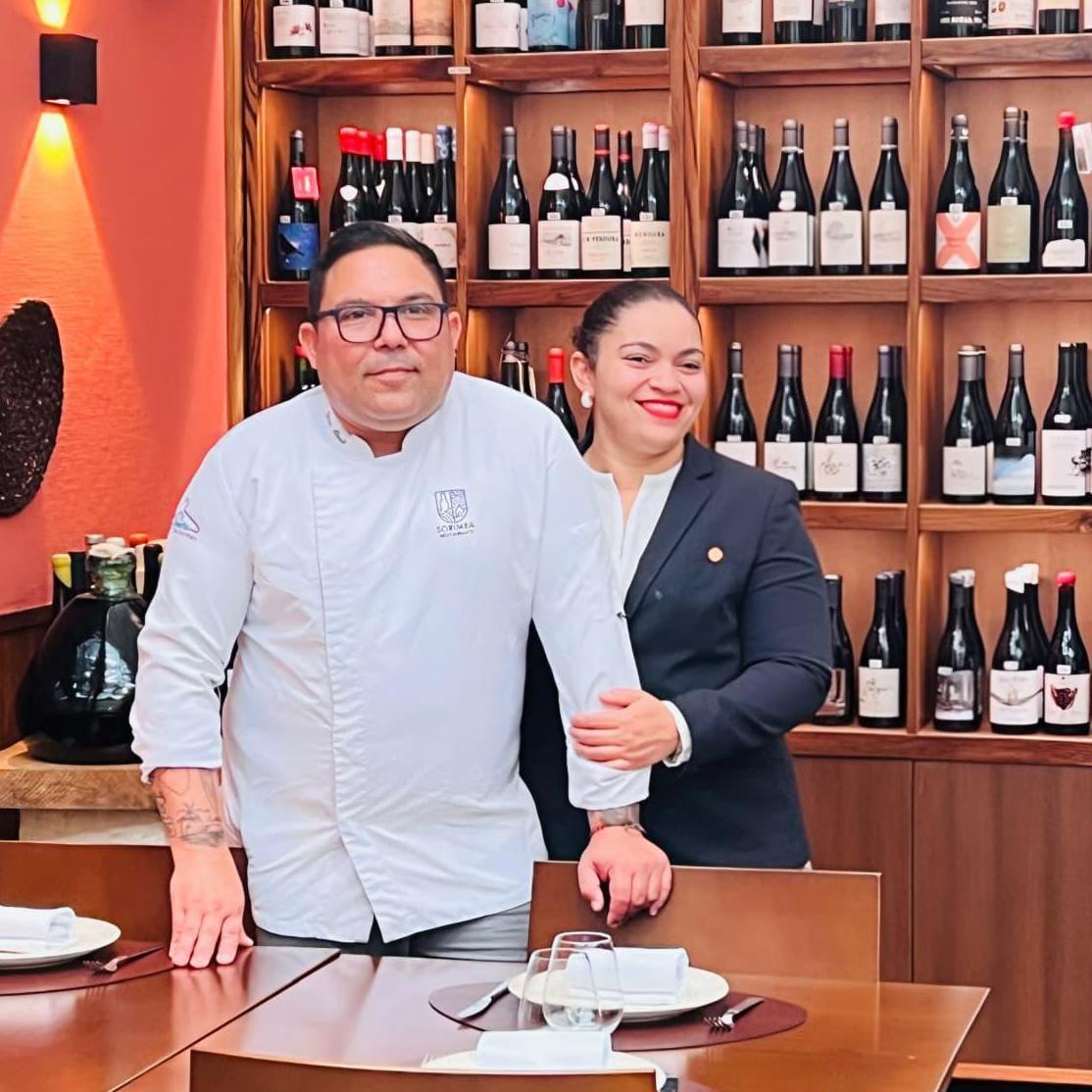 Yeray Abalde y Dolly Torres.