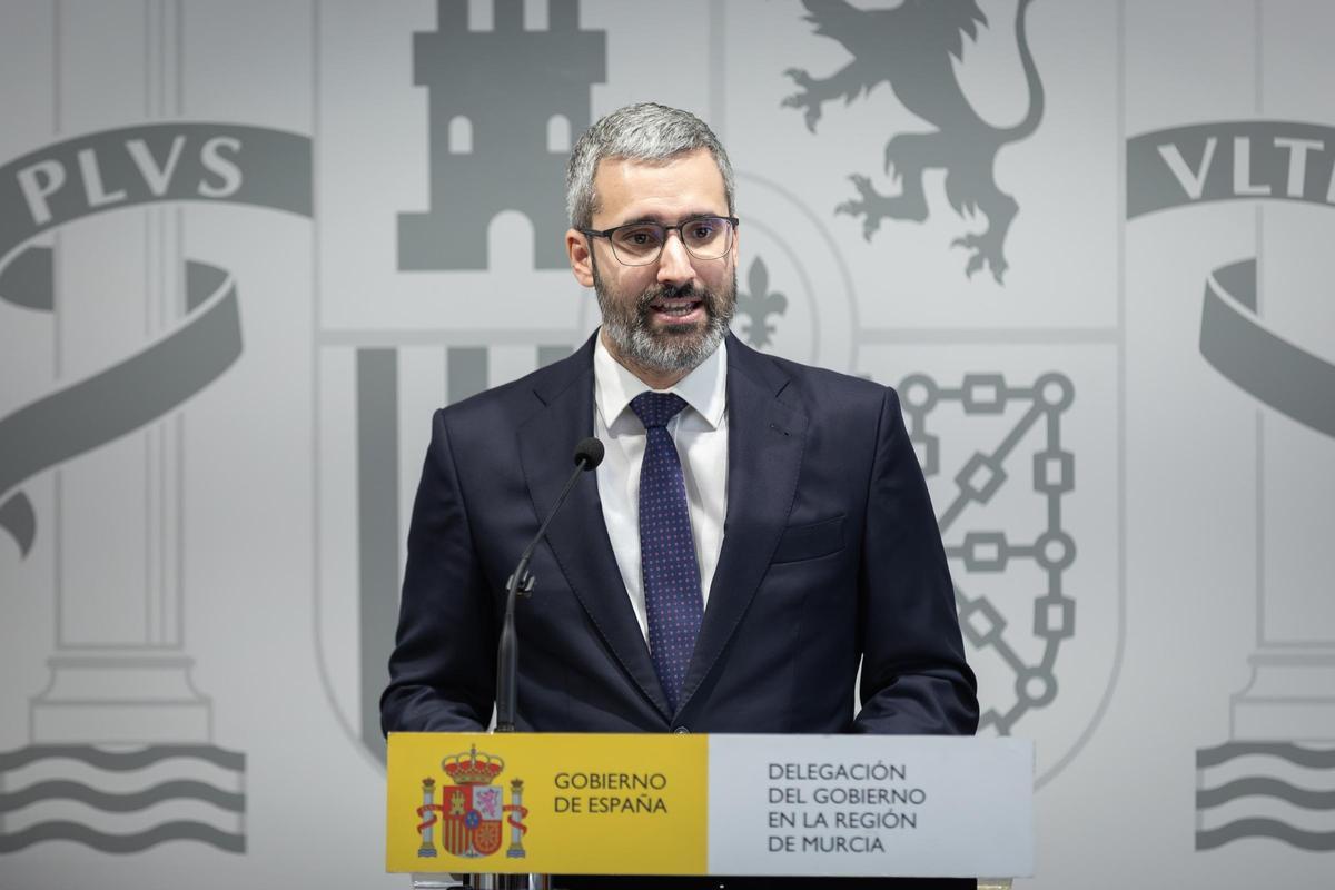 Francisco Lucas, delegado del Gobierno en la Región de Murcia.