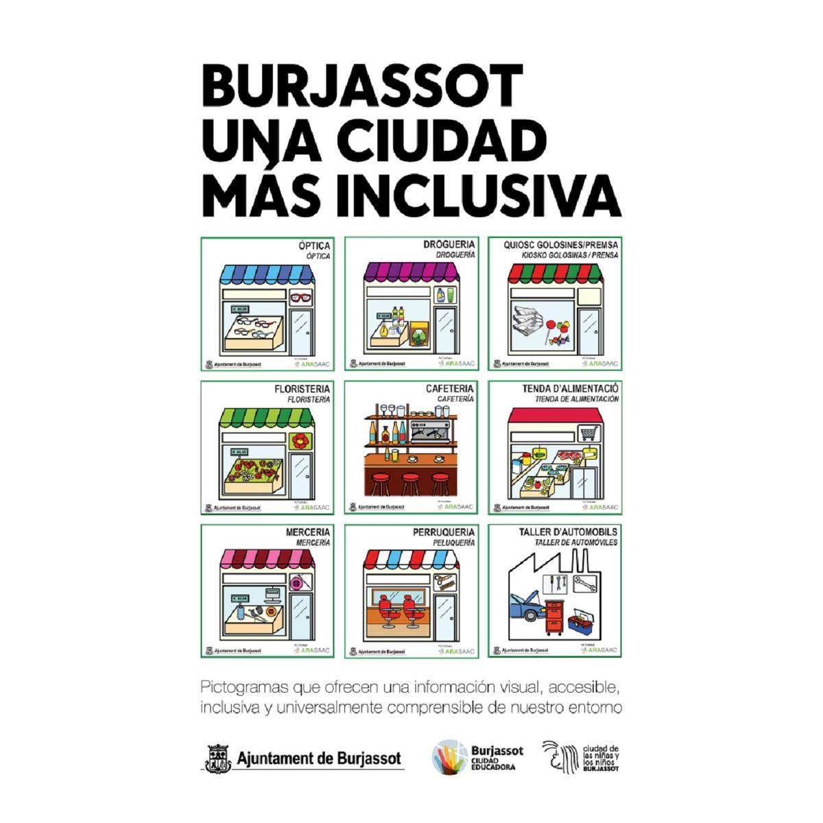 Pictograma de Burjassot más inclusiva.