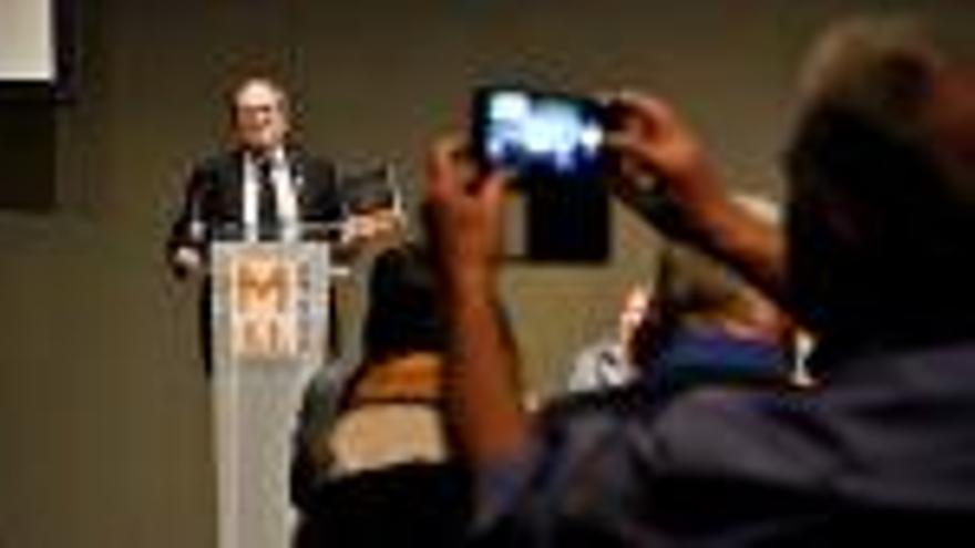 Quim Torra, ahir, en un acte a Lleida.