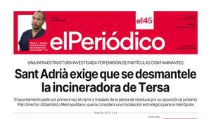 La portada de EL PERIÓDICO del 12 de abril de 2024