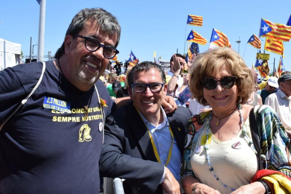 Concentració independentista davant l'Eurocambra