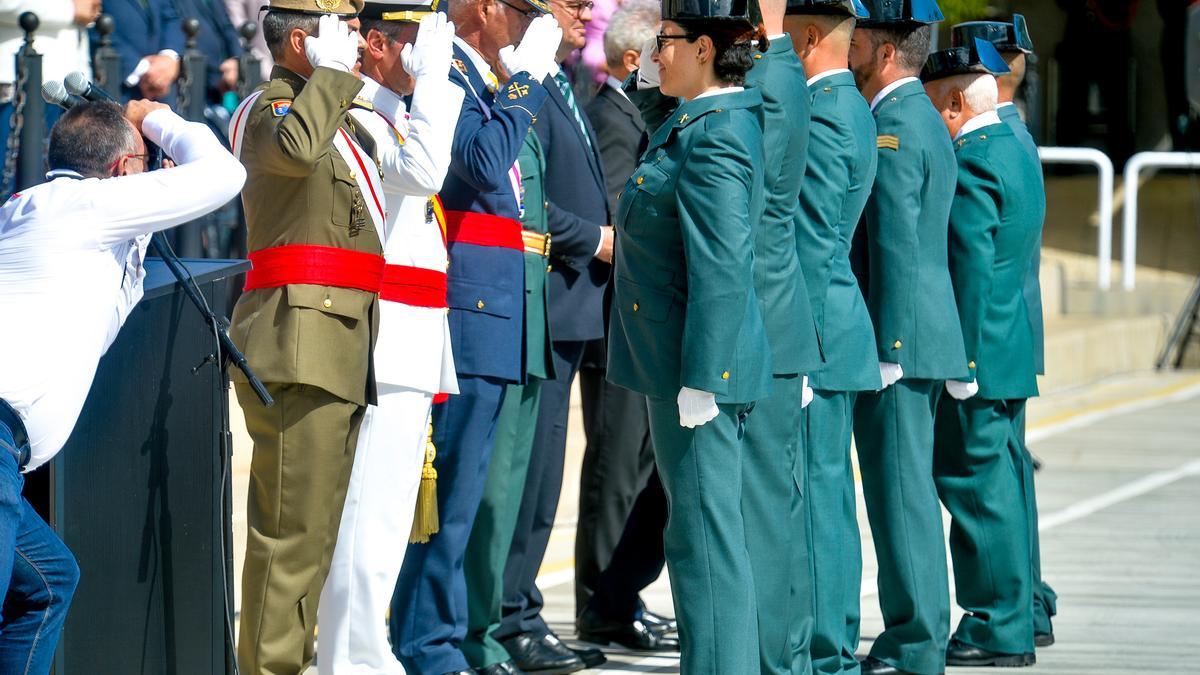 Celebración día del Pilar en la Comandancia de la Guardia Civil de Las Palmas.