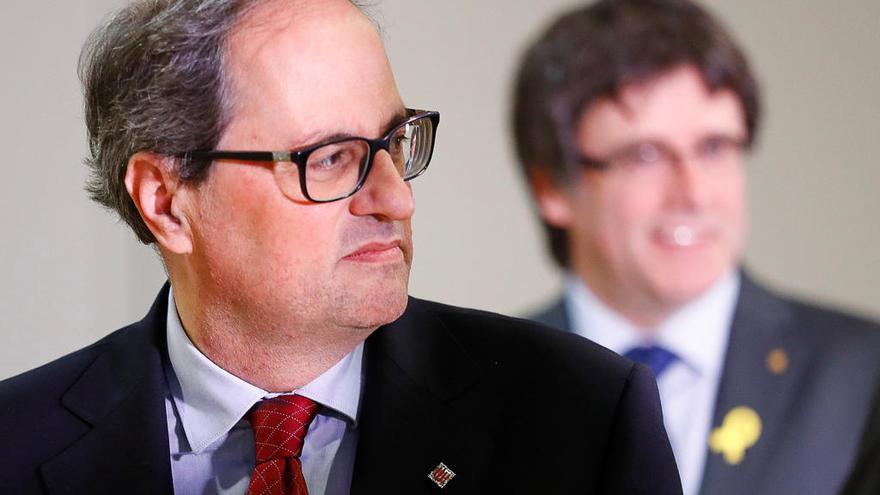 Los CDR intentaron establecer comunicaciones entre Torra y Puigdemont.