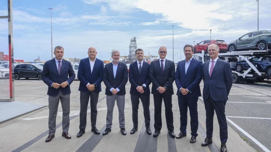 Boluda, Toyota y los grupos Cabrera Medina y Ari se alían para ganar eficiencia en la importación de vehículos