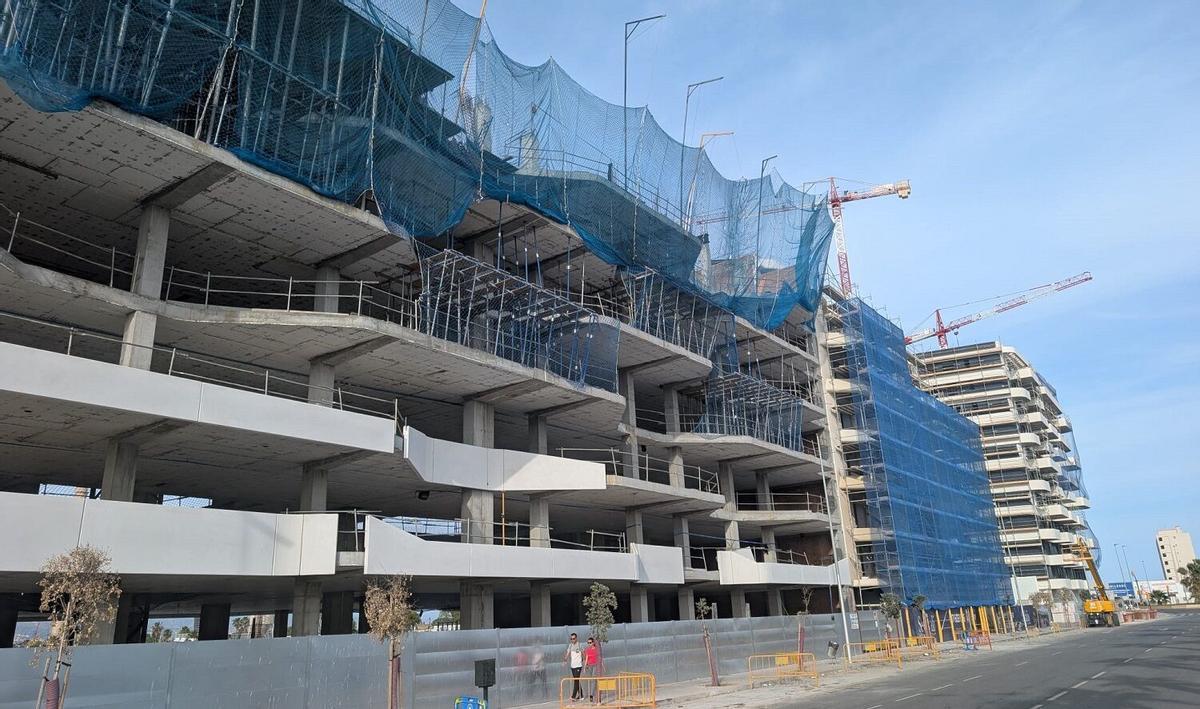 Viviendas en construcción en la zona oeste de Málaga capital