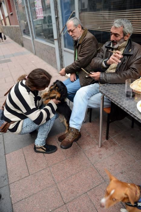 Josín entrega su perro "Trasgu" a Antonia Morales