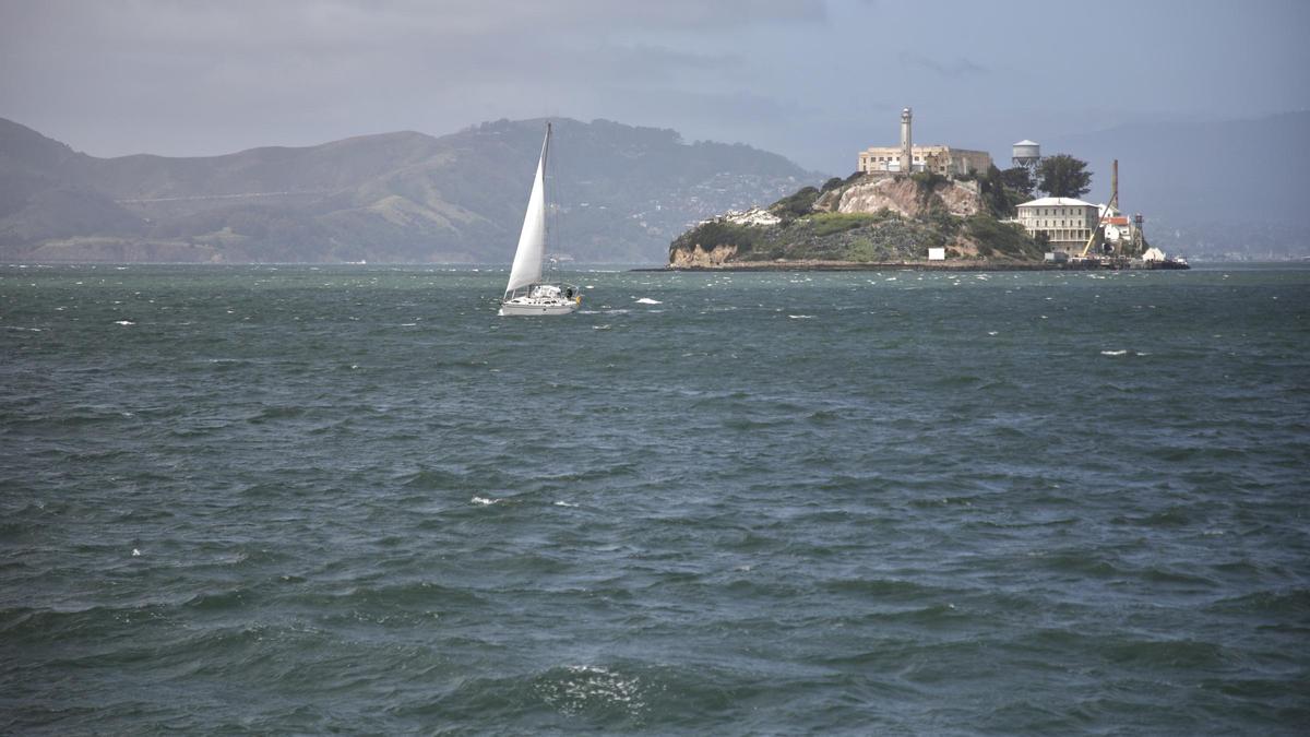 La isla de Alcatraz, en la costa de San Francisco.