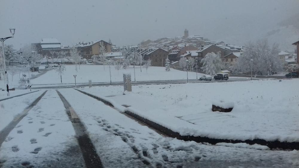 Nevades a la Cerdanya i el Berguedà