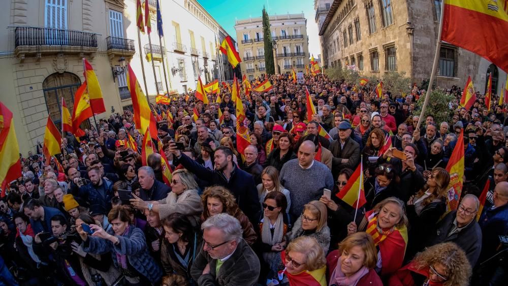 Concentración de Vox en València