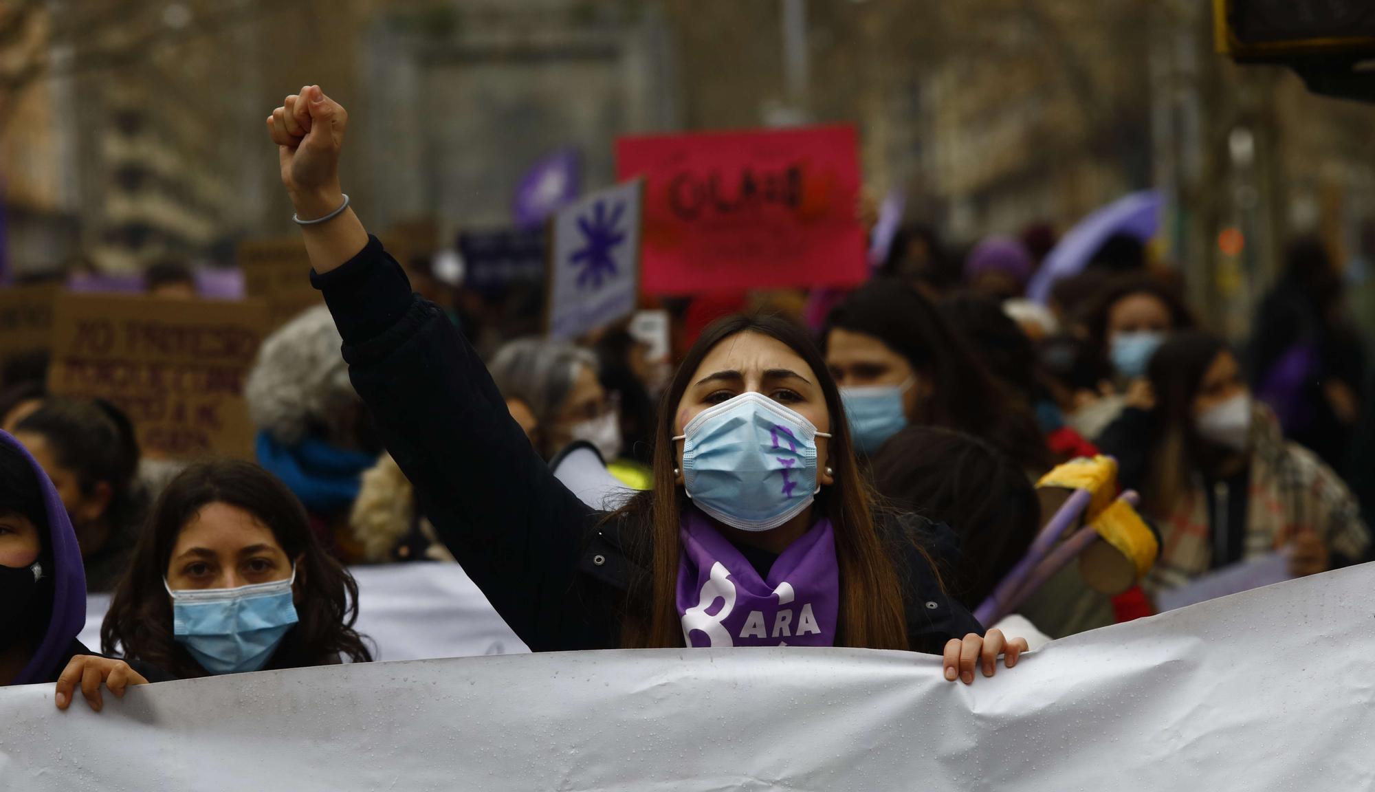 Manifestación estudiantil 8-M 2022