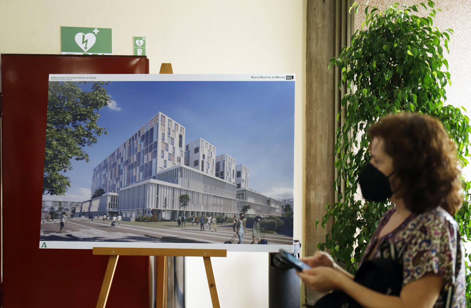 Presentación del anteproyecto del tercer hospital de Málaga.