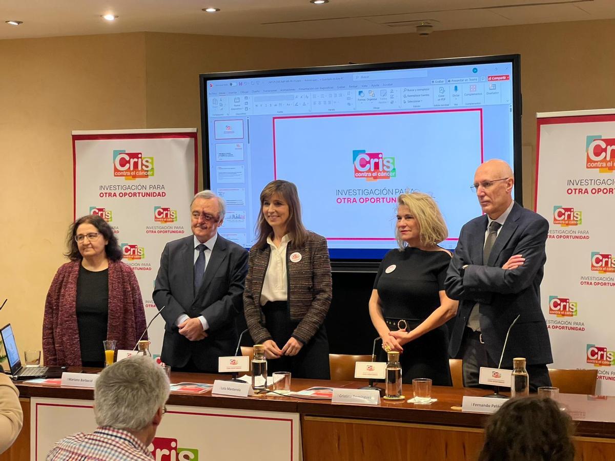 El equipo de investigadores, en rueda de prensa