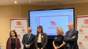 El equipo de investigadores, en rueda de prensa