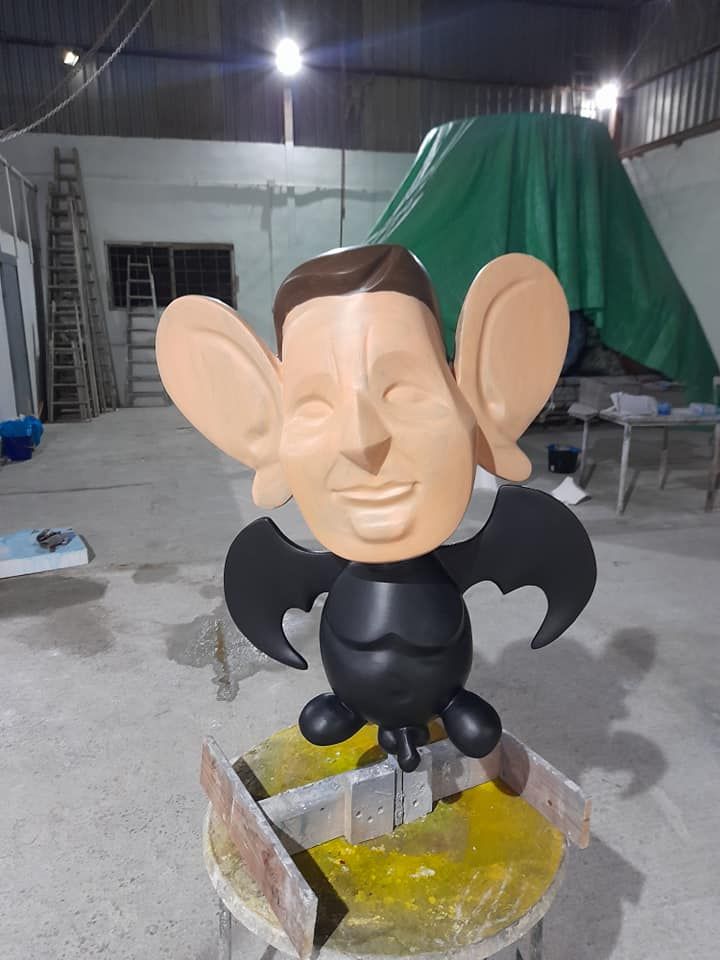 Asi se hizo el ninot de la consellera Barceló para las Fallas 2021