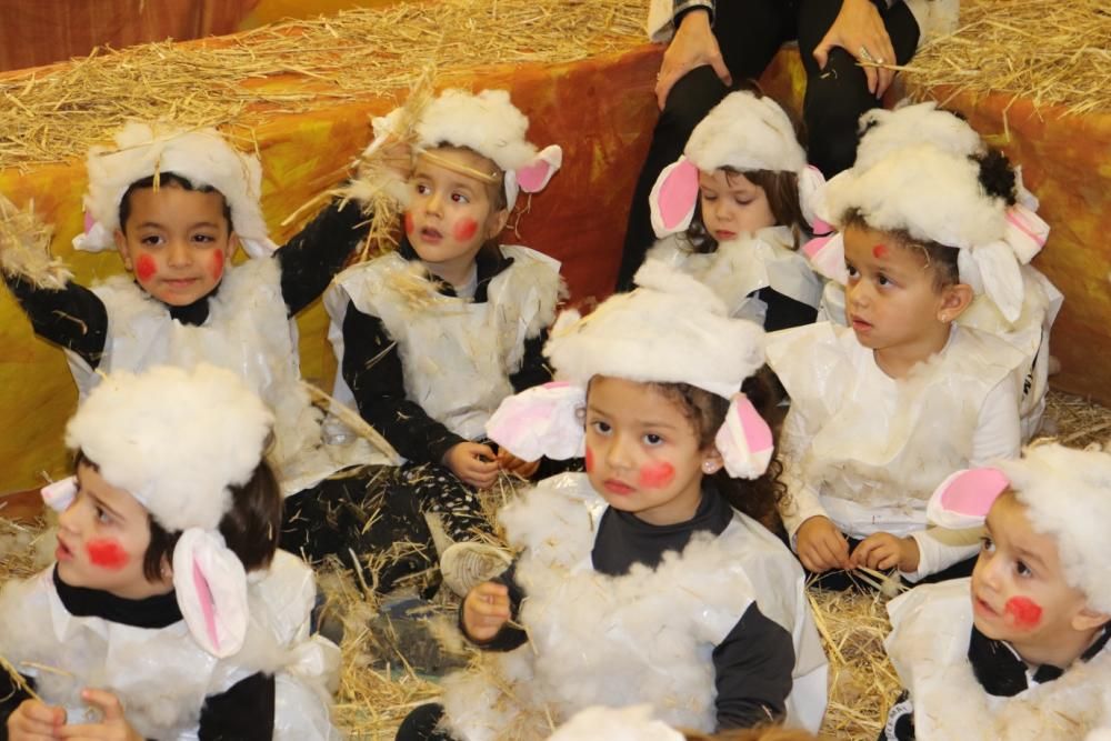 Pessebre vivent a l'Escola Serra i Húnter