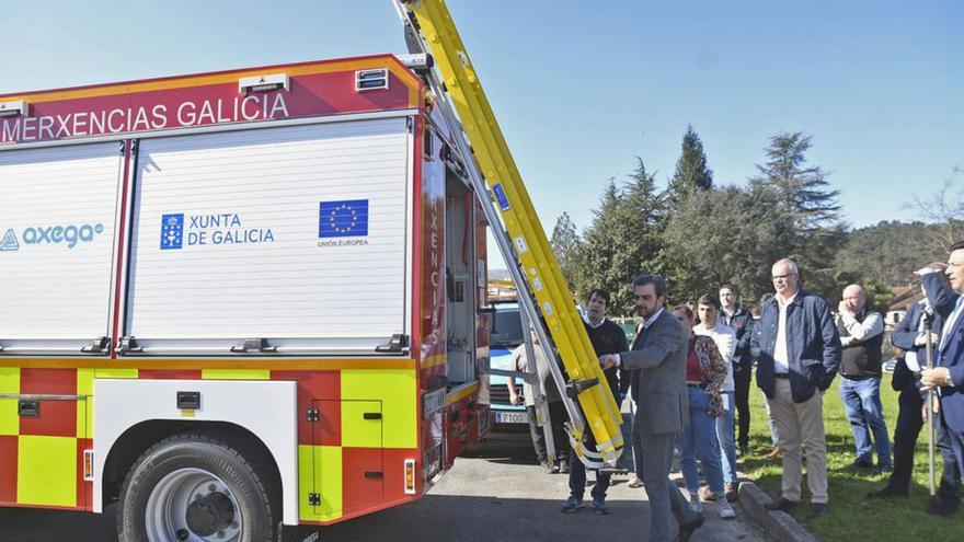 La Xunta refuerza los GES de Lobios y Maceda con un furgón y una motobomba