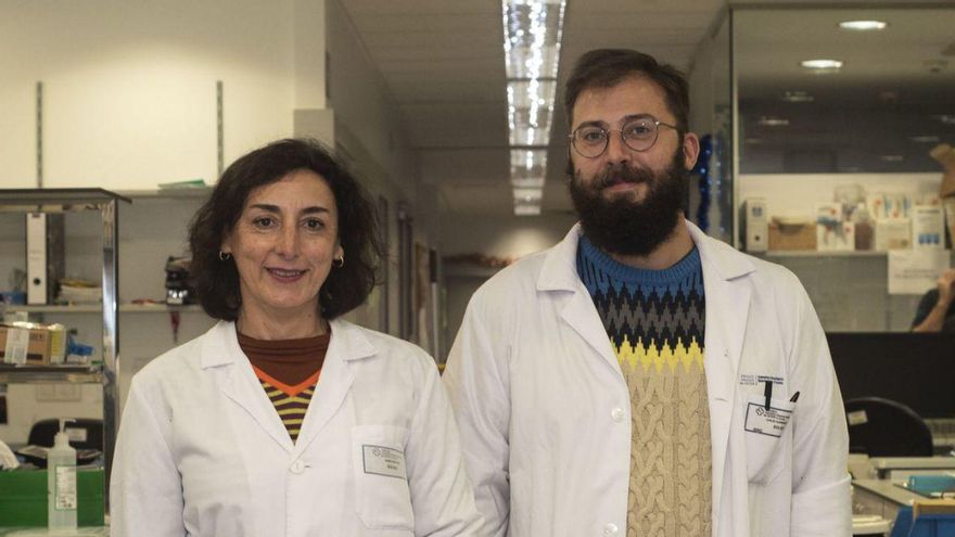 La profesora titular María Arufe y el investigador del CICA e Inibic Juan Fafián-Labora. | // CASTELEIRO/ROLLER AGENCIA