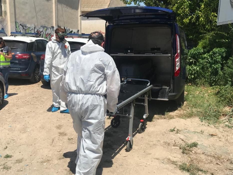 Hallan un cadáver en descomposición en Murcia