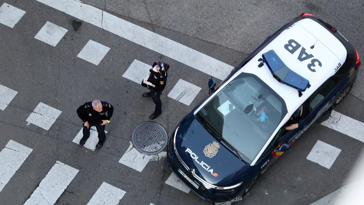 Coche de la Policía Nacional.