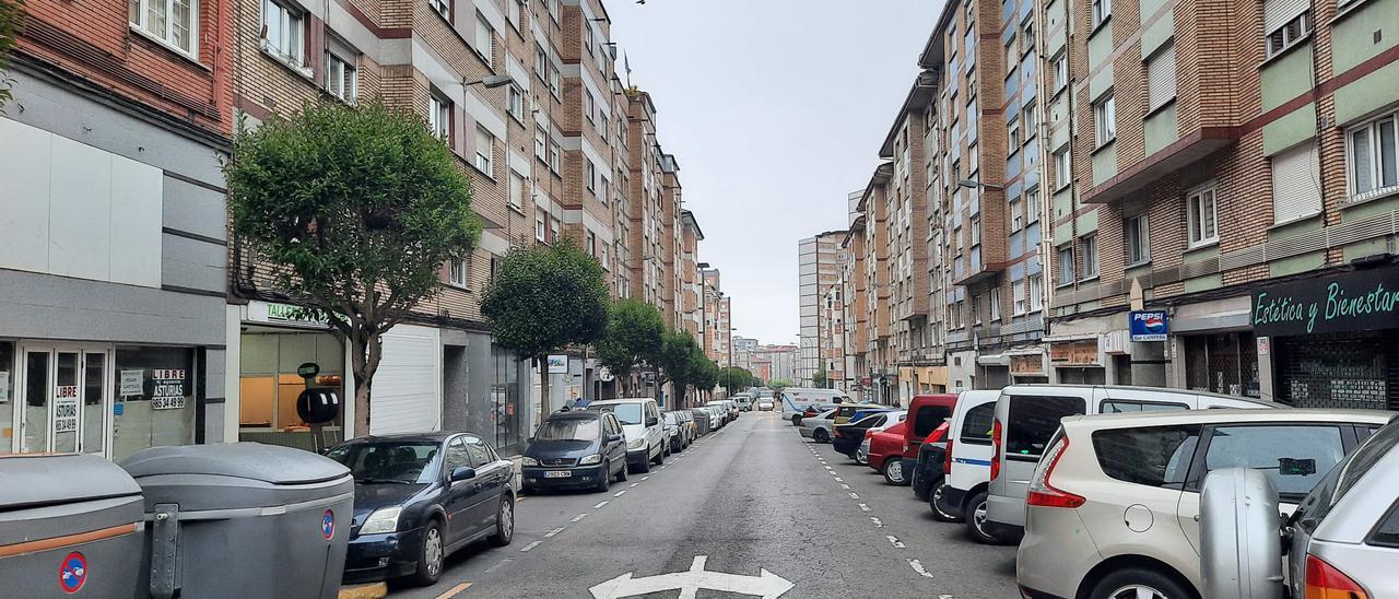 Un tramo de la calle Álava.