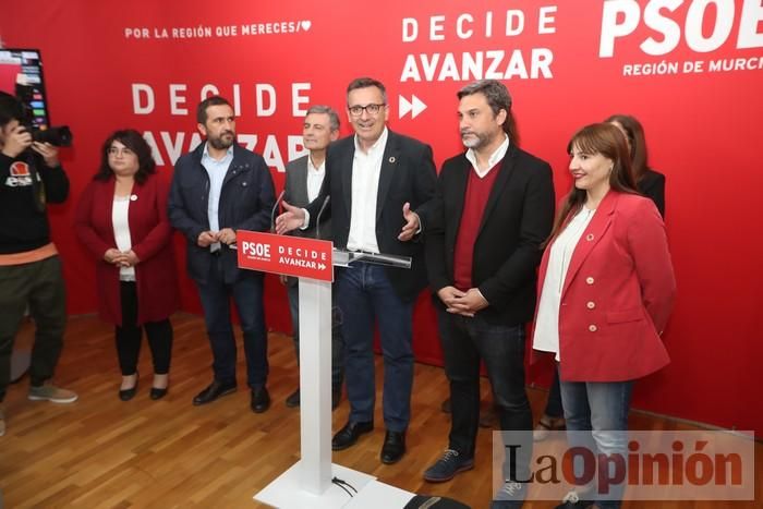 Así fue la noche electoral en la sede del PSOE en la Región de Murcia