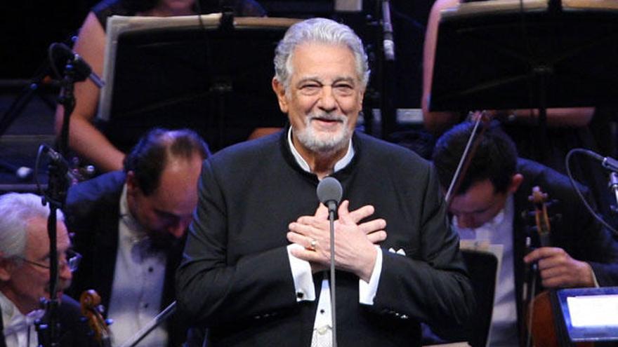 El tenor Plácido Domingo.