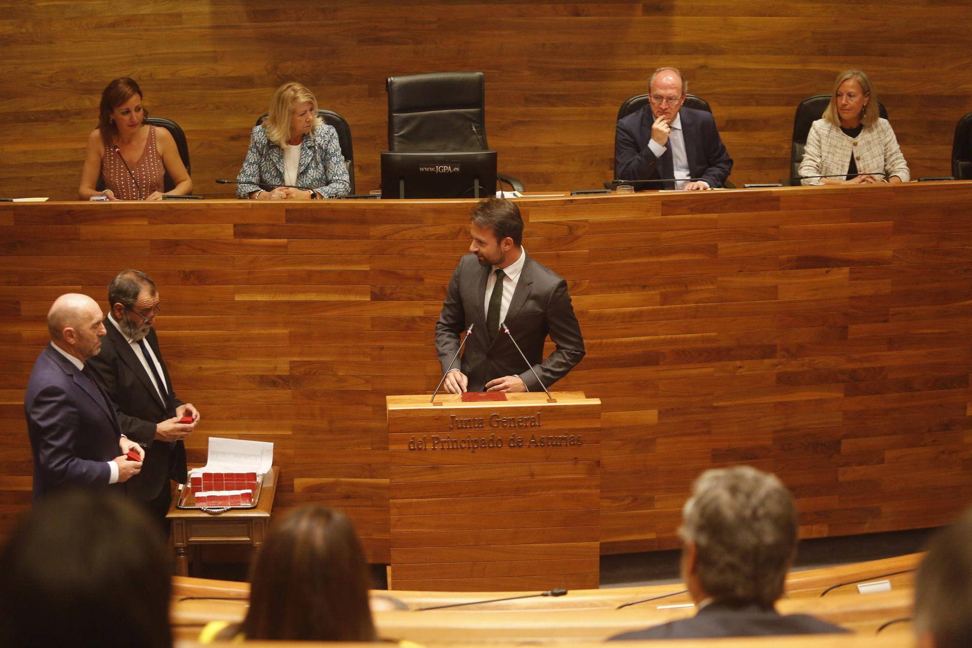 EN IMÁGENES: Sesión de constitución de la Junta General del Principado de Asturias