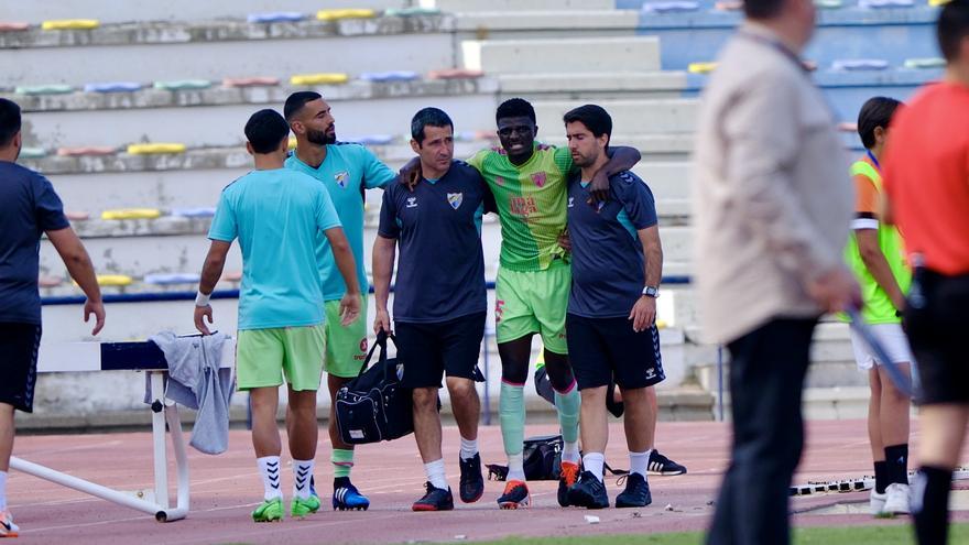 Moussa se une al parte de lesionados del Málaga CF