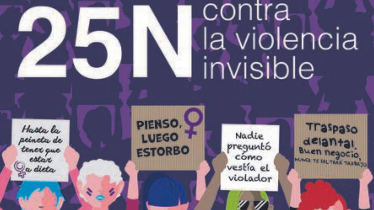 Cartel del 25N, del Principado.