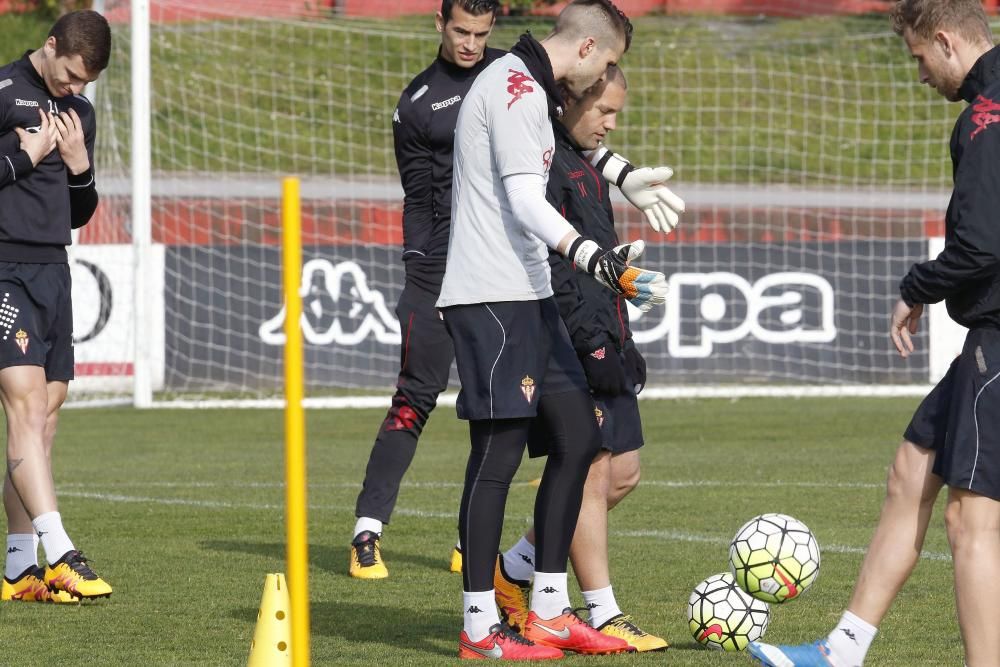 Entrenamiento del Sporting