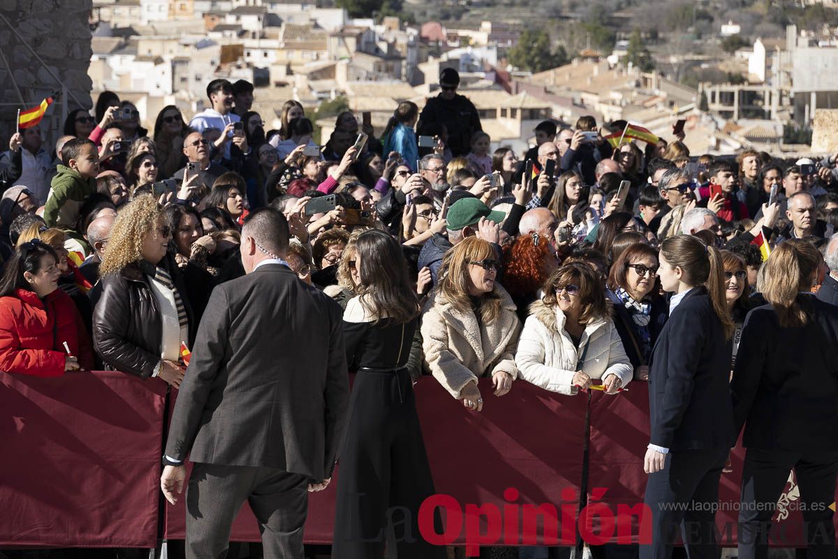 Visita de los reyes de España a Caravaca (explanada de la Basílica)