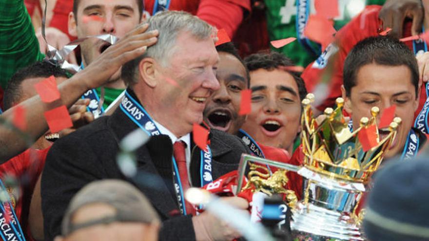 Alex Ferguson, en su despedida.