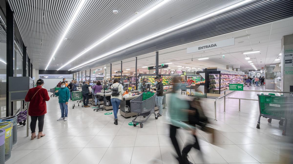 El supermercado Mercadona es uno de las locomotoras comerciales del Ruta de la Plata.