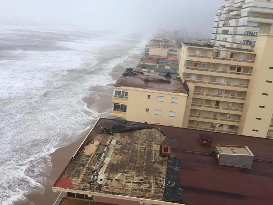 Efectos del temporal en la Safor