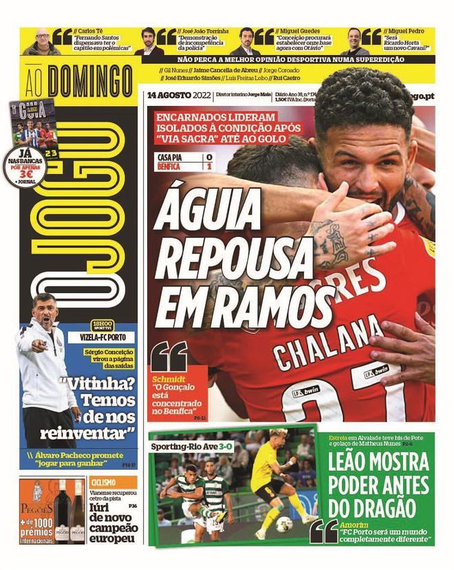 Las portadas de la prensa deportiva de hoy, domingo 14 de agosto